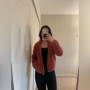 Pink Sherpa Jacket